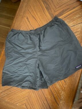 Patagonia Dark Gray Elastic-Waist Casual Shorts